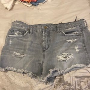 Denim shorts